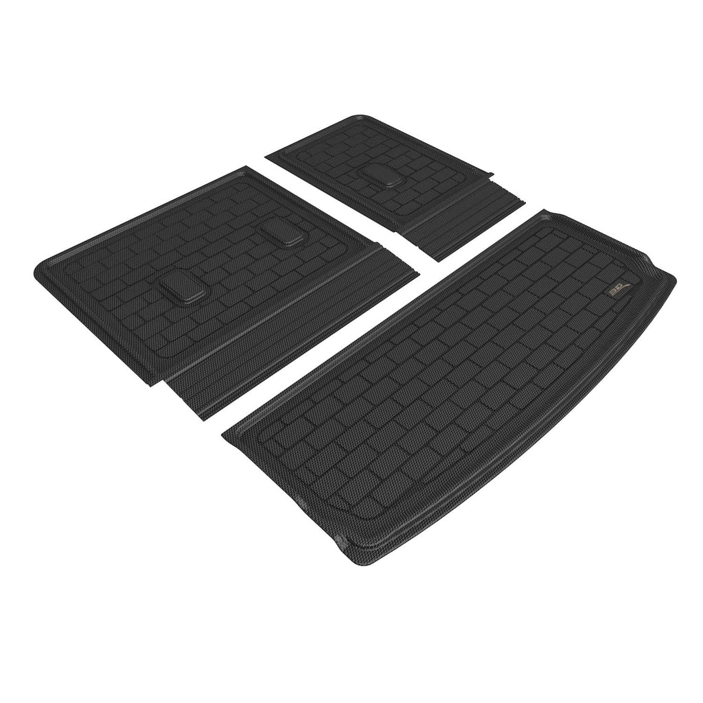 3D MAXpider KAGU Cargo Liner (BLACK) compatible with CHEVROLET/GMC/CADILLAC TAHOE/YUKON/ESCALADE 2021-2024 - Cargo Liner