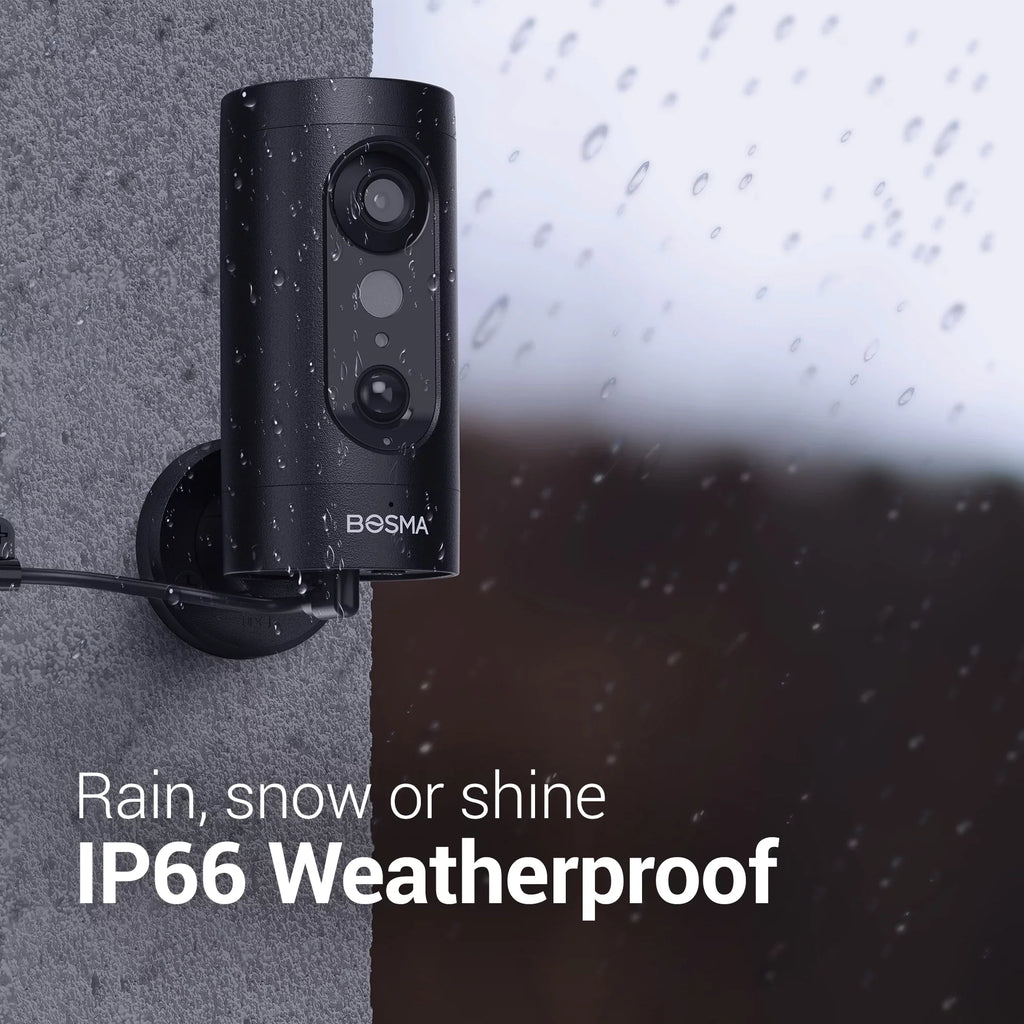Bosma DI4001 EX 1080p Full HD Outdoor Wi-Fi Security Camera with Spotlight