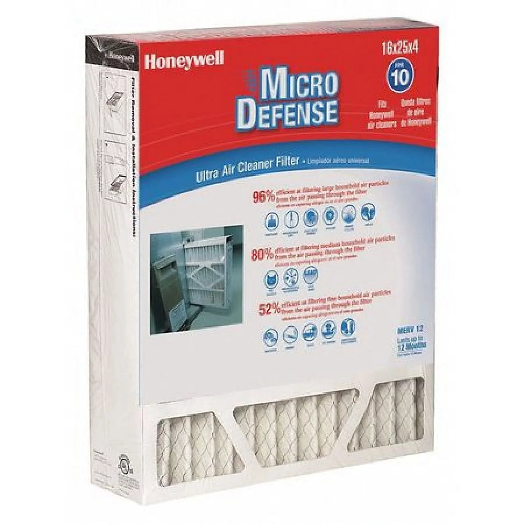 Honeywell Home Air Filter,MERV 12,16x25x4"