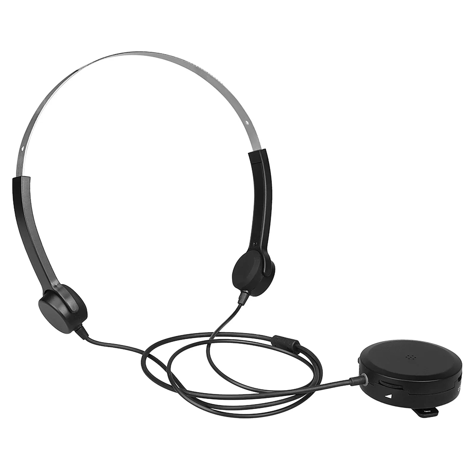 Bone Conduction Headsets Wired Headphones Sound Pick-up AUX IN Black