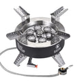 BULIN 18000W High-power Camping Stove with Piezo Ignition Windproof Seven-core Gas Stove Foldable Backpacking Stove For Fishing Hiking Traveling