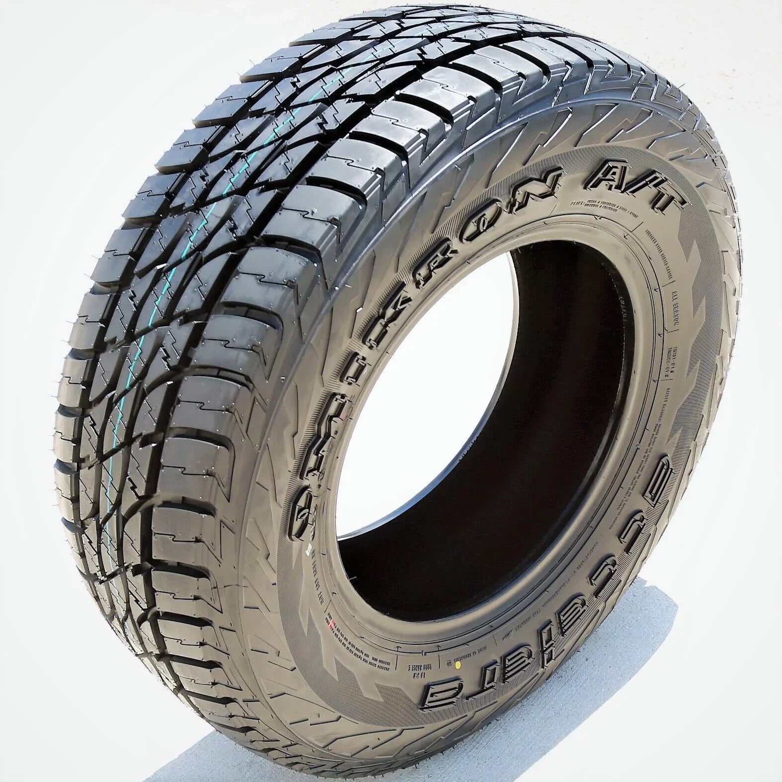 Set of 4 (FOUR) Accelera Omikron A/T LT 265/75R16 123/120Q E 10 Ply AT All Terrain Tires Fits: 2000-02 Dodge Ram 2500 Base, 2013-14 Toyota FJ Cruiser Base