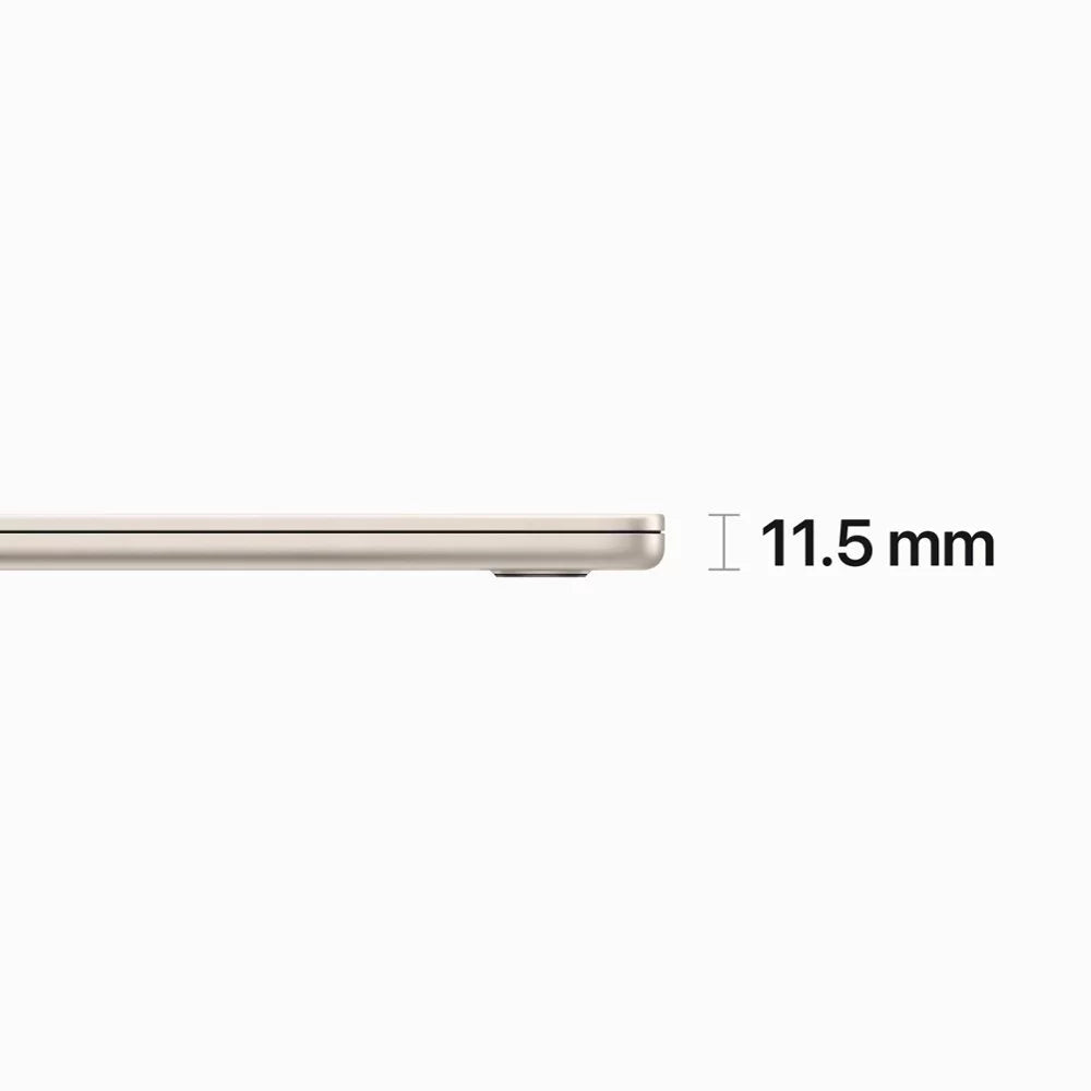 Pre-Owned Apple MacBook Air 15 inch 2023 Computer 15.3" with Apple M2 chip 8GB RAM, 256GB SSD Storage Starlight (good)