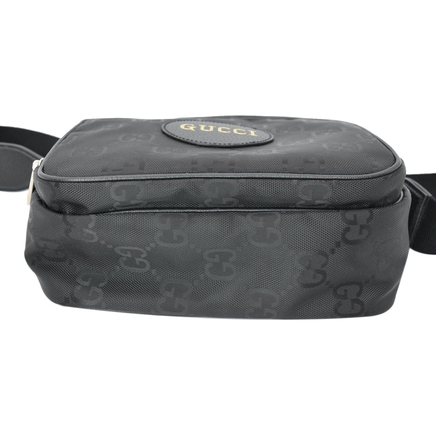 Pre-owned GUCCI Off The Grid GG Monogram Nylon Shoulder Bag Black 625858