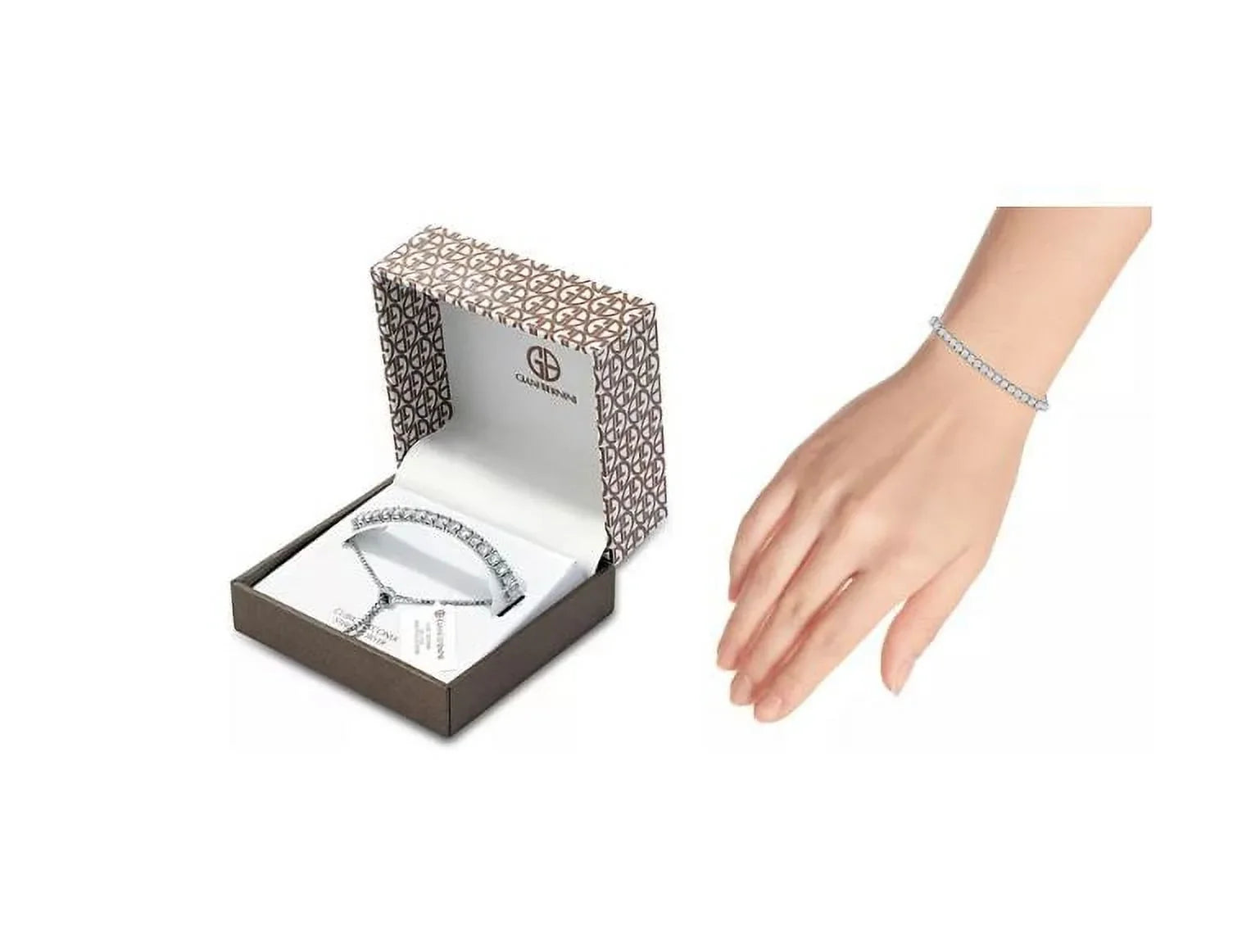 Giani Bernini Sterling Silver Cubic Zirconia Bolo Bracelet