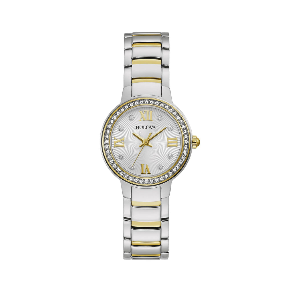 Bulova Women's Two-Tone Stainless Steel Crystal Accent Watch - 98L271