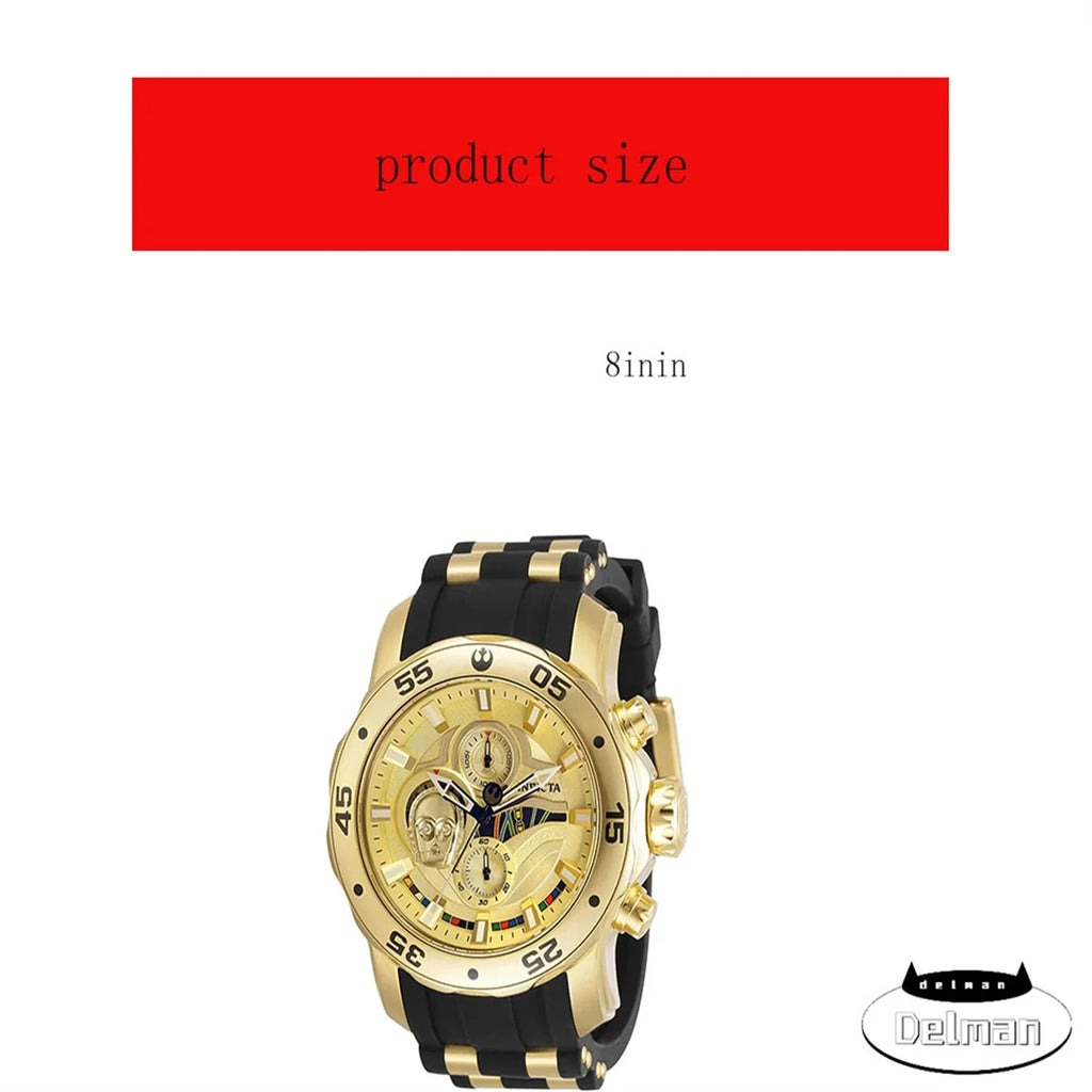 Star Wars C-3PO Chronograph Quartz Men's Watch 32529