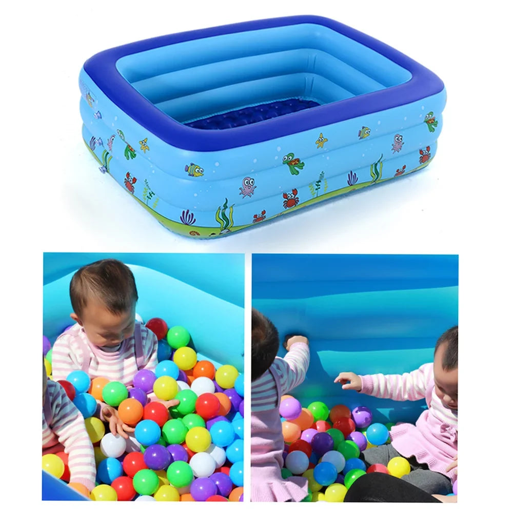 moobody Portable Swimming Pool Inflatable Swimming Pool Basin Kid Bathtub