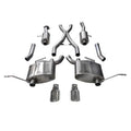 2.5 in. dia. Sport Cat-Back Dual Rear Exit Exhaust System for 2011-2019 Jeep Grand Cherokee 5.7 L - Natural