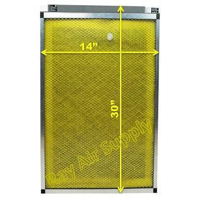 RayAir Supply 14x30 MicroPower Guard Air Cleaner Replacement  Filter Pads (3 Pack)