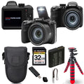 Kodak PIXPRO AZ425 Digital Camera (Black) + Spider Tripod + Case - 32GB Kit