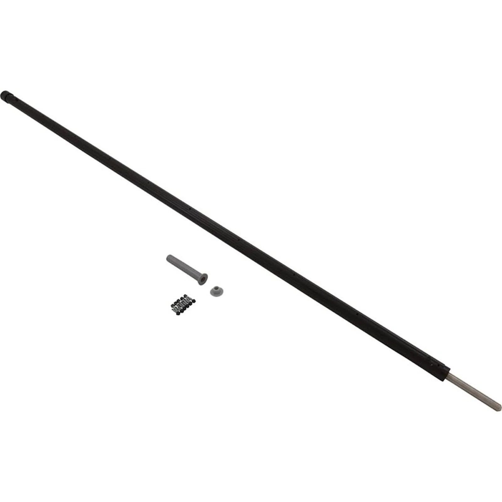 Fence Support Pole, GLI Pool Products, Designer Black, 4'