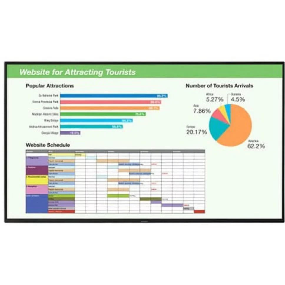 Sharp 4T-B60CJ1U Class 60.1" Viewable LED Monitor - 4K 4T-B Series