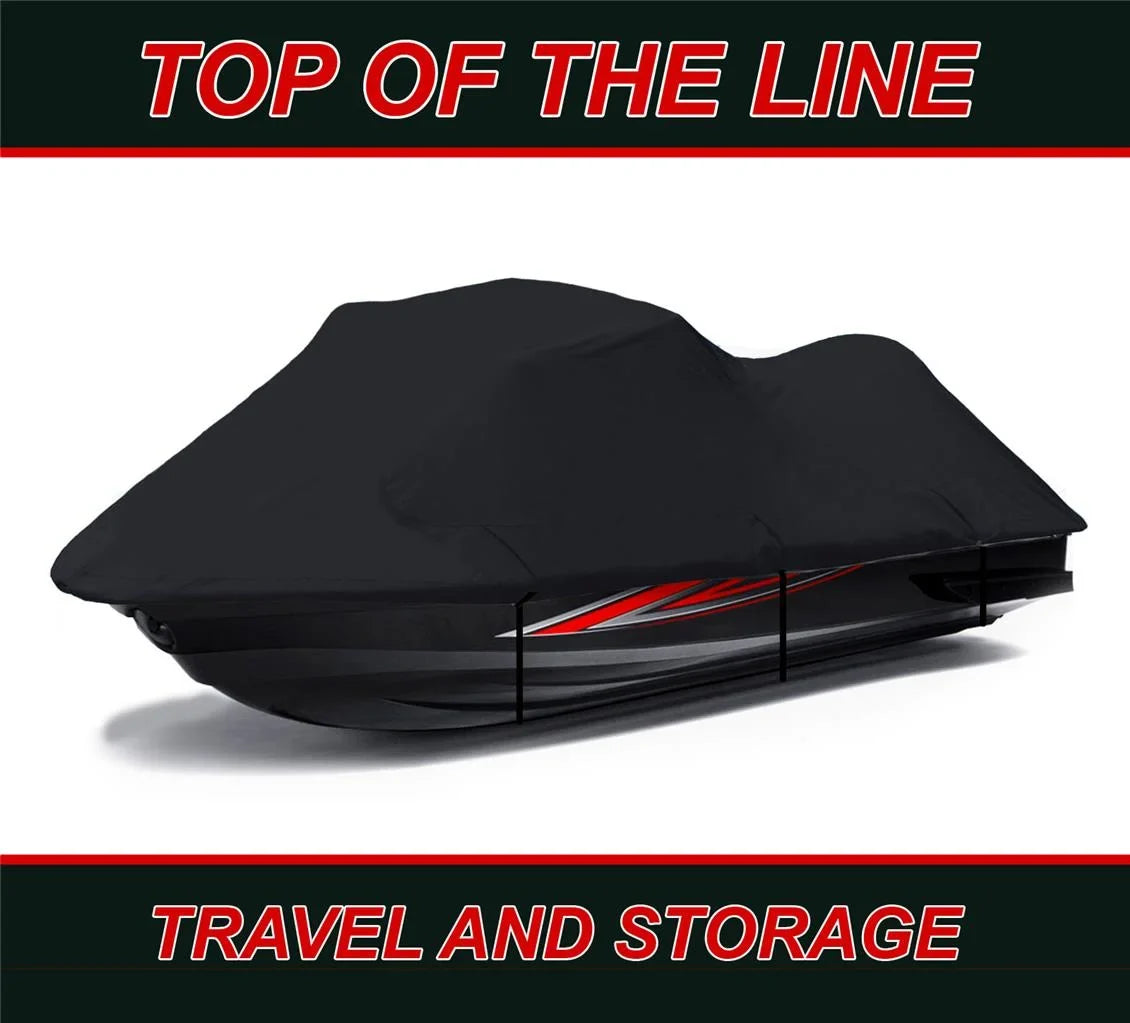 BLACK PWC 600D JET SKI Cover Compatible for Sea Doo Sea-Doo Bombardier GTX DI 2002 2003