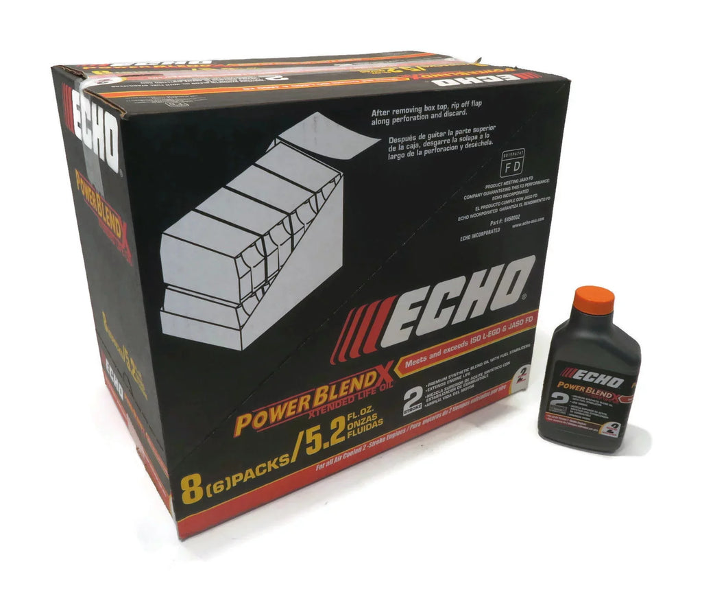 ECHO New OEM Oil of 2 Cycle Power Blend Gold for 2-Stroke Engines 5.2 Ounce Bottles (Pack of 96)