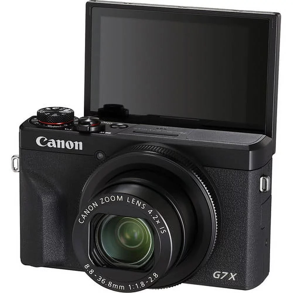 Canon PowerShot G7 X Mark III Digital Camera (3637C001) + 64GB Card + More
