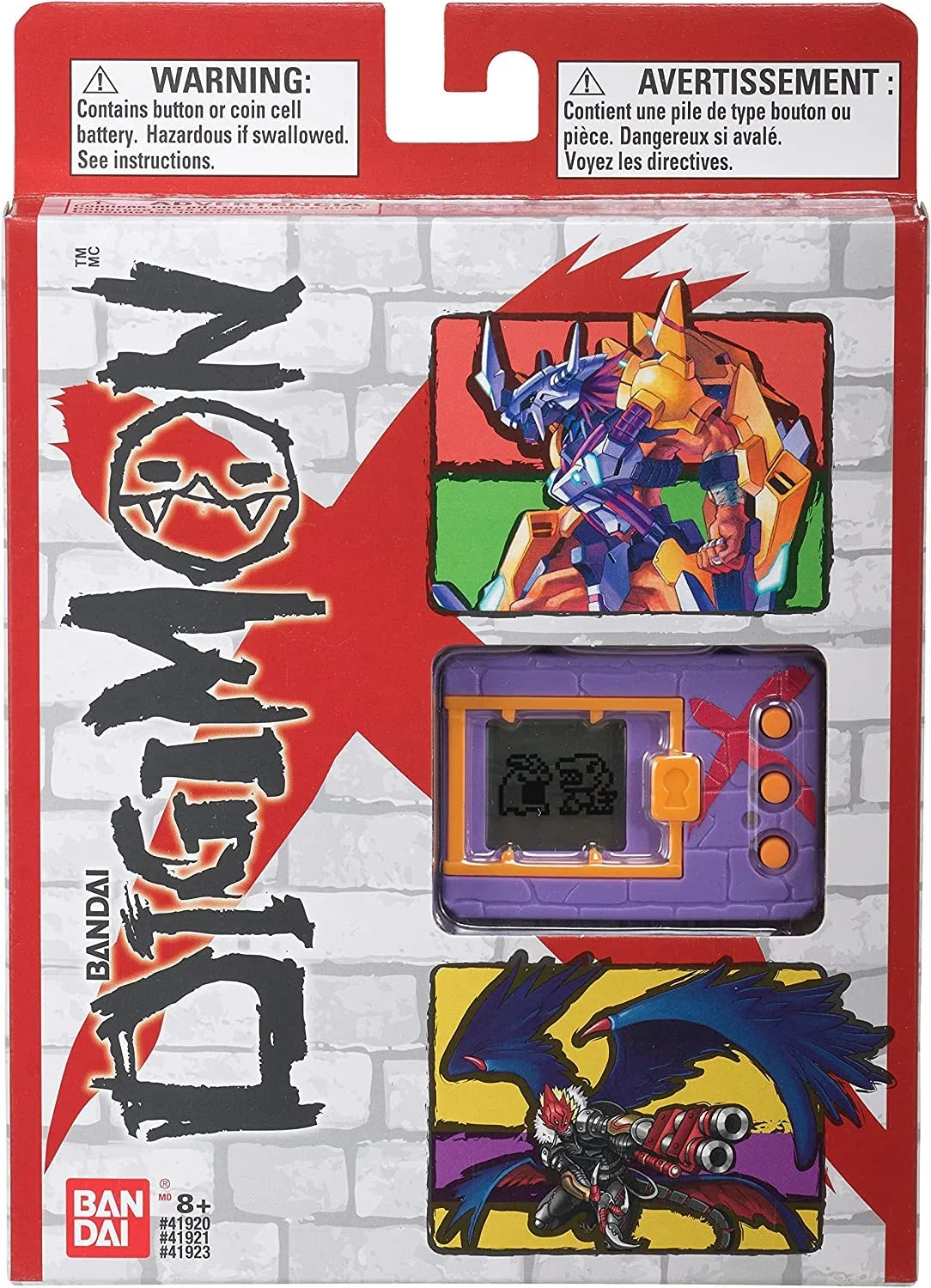 Digimon X Bandai Digivice Virtual Pet Monster - Purple & Red (41923)