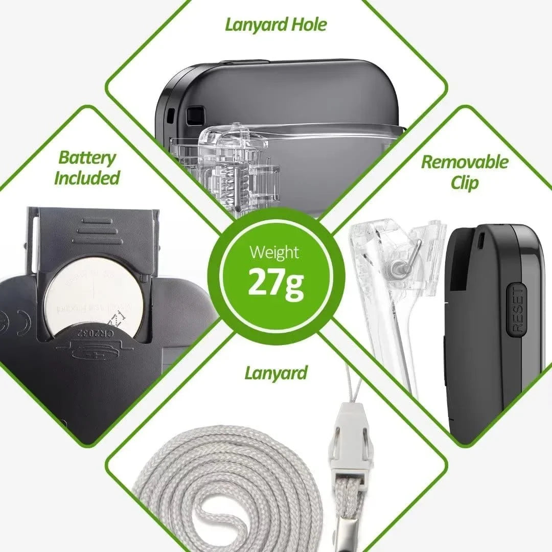 3D Pedometer for Walking, Simple Step Counter for Walking with Removable Clip and Lanyard, Accurate Pedometers for Steps, Step Tracker with Large Screen for Men Women and Kids