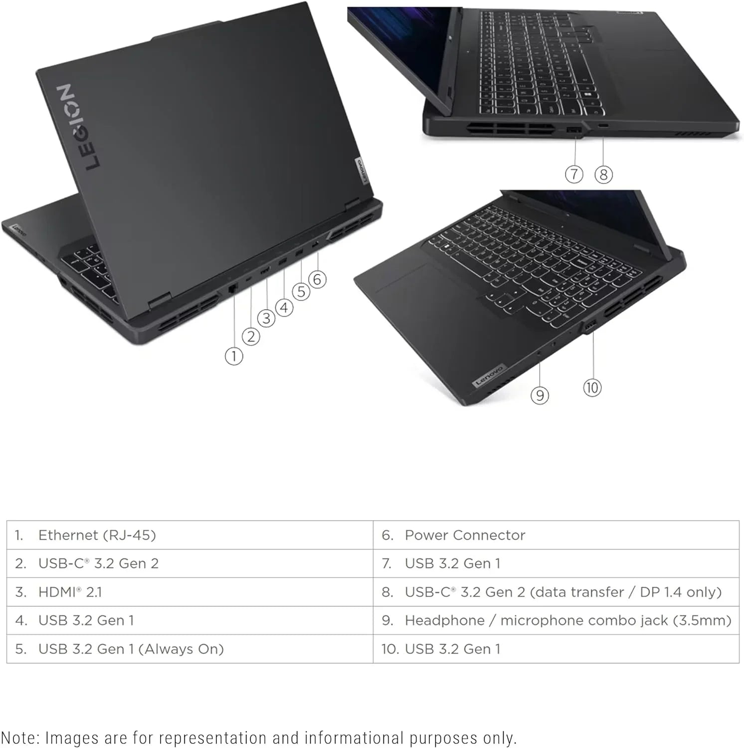 Lenovo Legion Pro 5i Gaming Notebook, 13th Gen Chipset Core i7-13700HX, 64 GB DDR5 Ram, 2 TB PCIe SSD, 16" WQXGA(2560x1600), Nvidia Geforce RTX 4060, Windows 11 Home