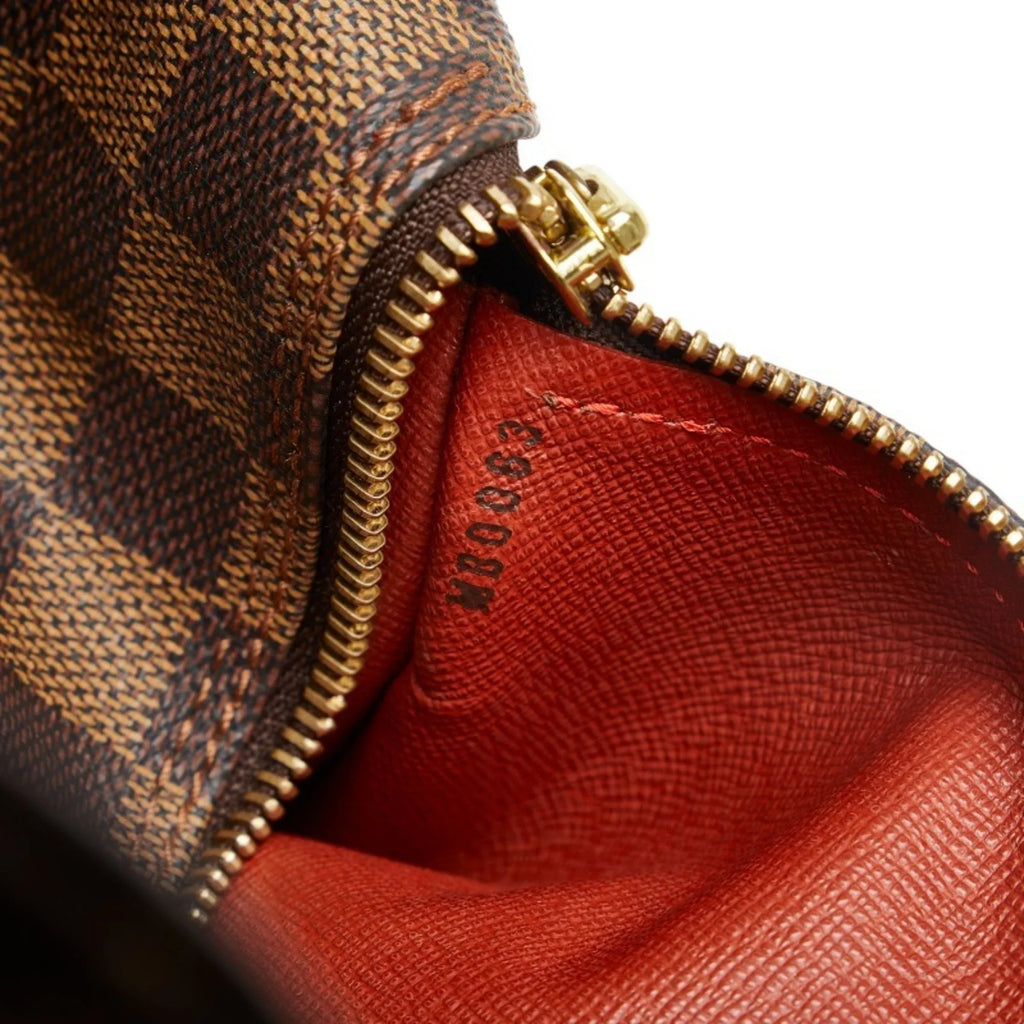 Pre-Owned Louis Vuitton Damier Ebene Papillon Handbag N51303 Brown PVC Leather Women's LOUIS VUITTON (Good)