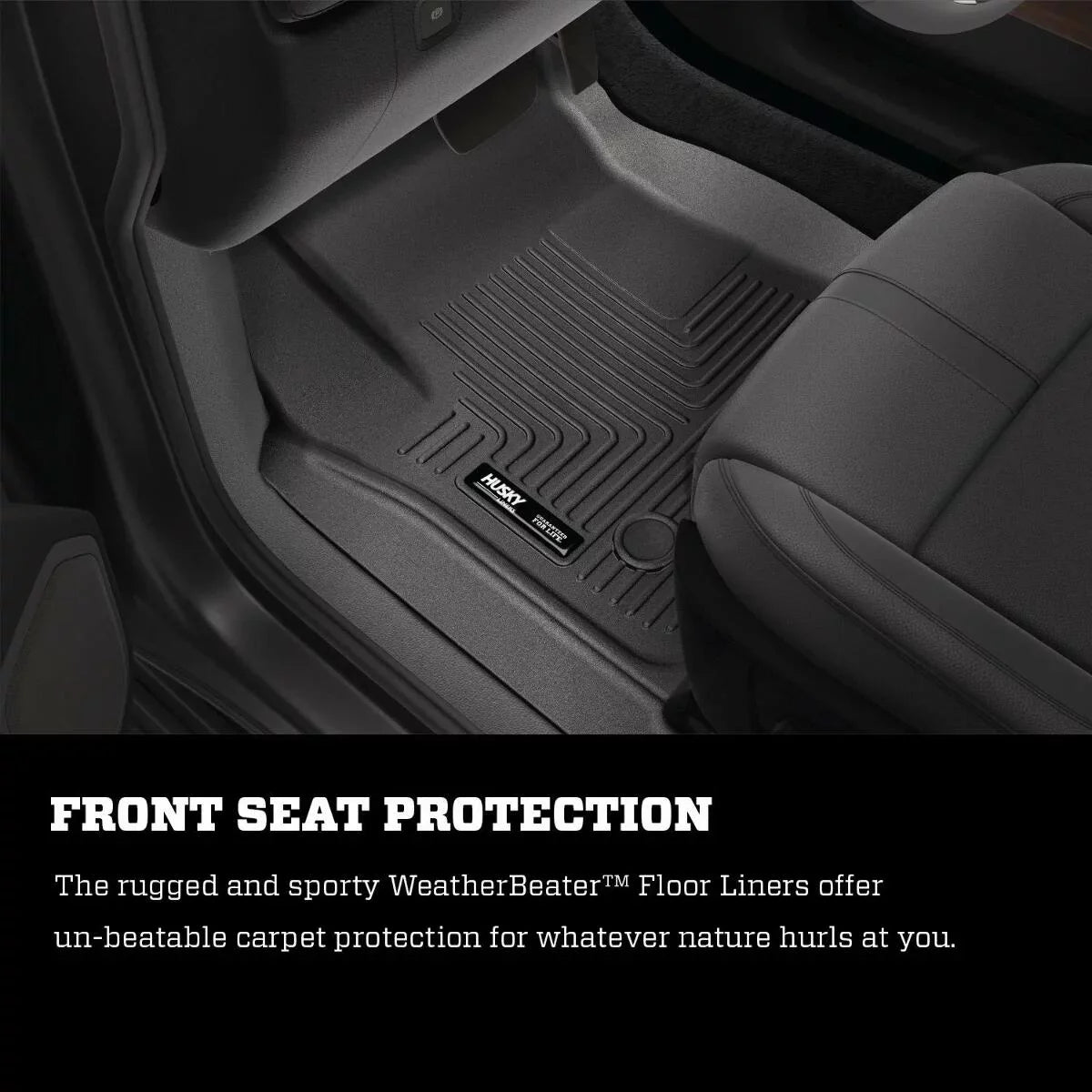 Husky by RealTruck 2nd Seat Floor Liner Compatible with 17-19 Pacifica Compatible with select: 2017-2021 Chrysler Pacifica Touring L, 2020-2021 Chrysler Voyager