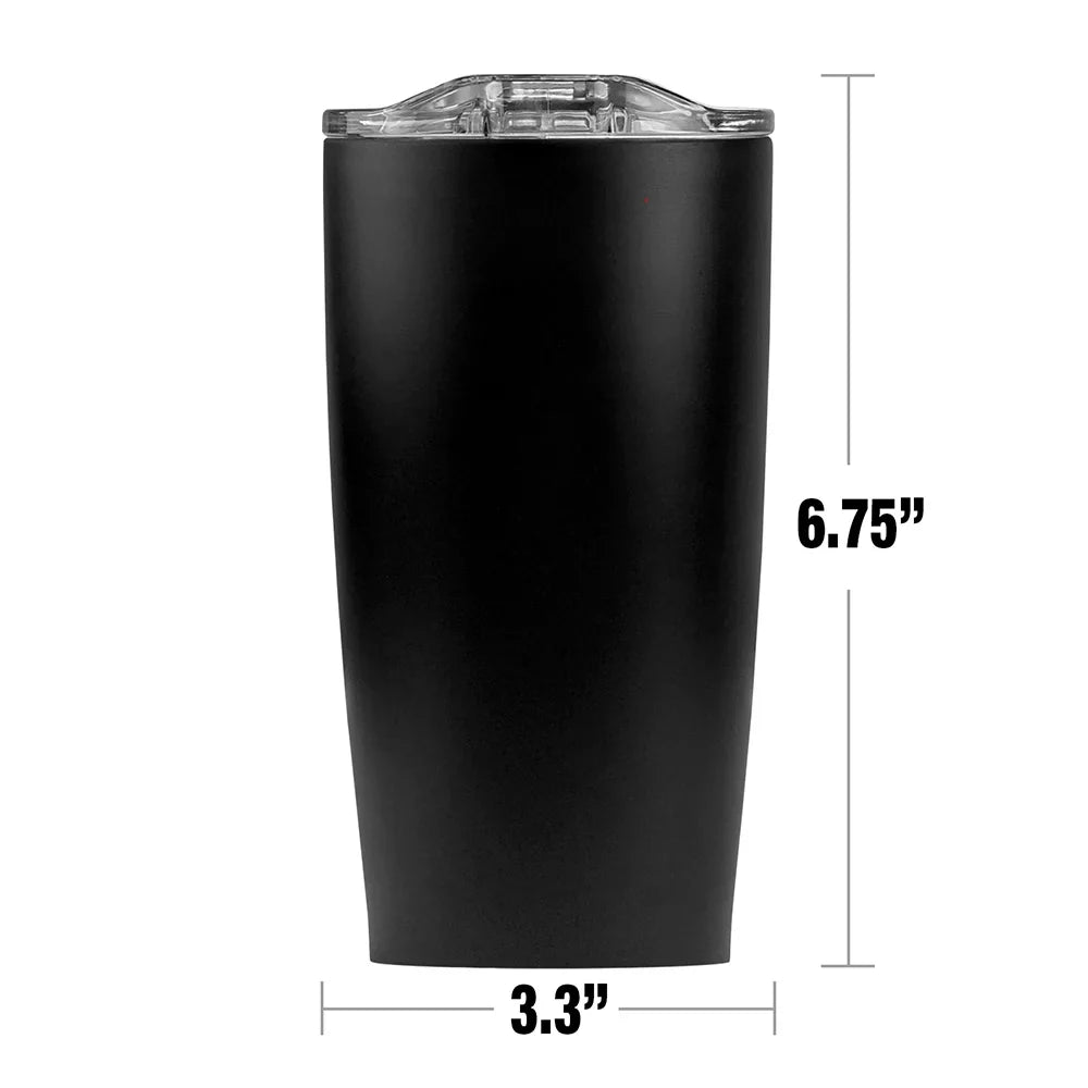 The Hobbit/Orc Company Stainless Steel Tumbler 20 oz Coffee Travel Mug/Cup, Vacuum Insulated & Double Wall with Leakproof Sliding Lid | Great for Hot Drinks and Cold Beverages