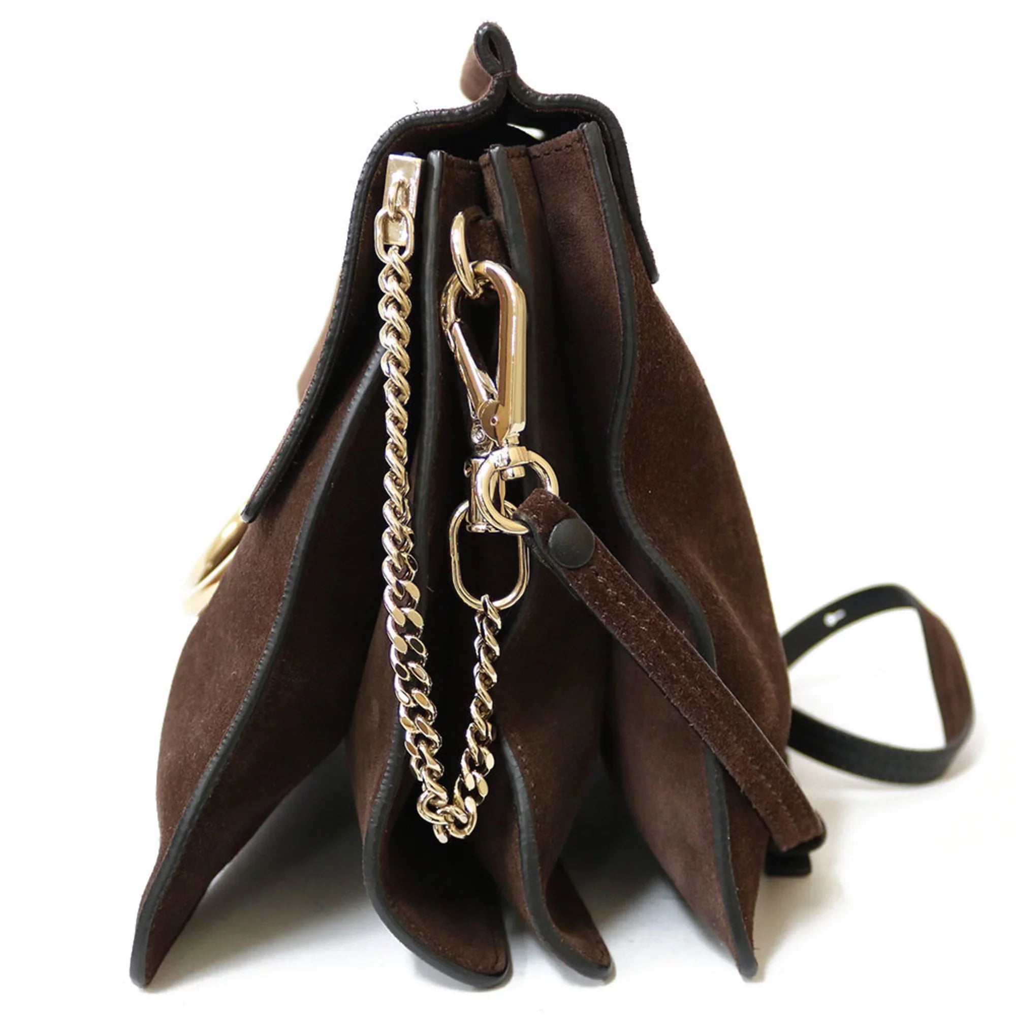 Pre-Owned Chloé Chloe Shoulder Bag Brown Ladies (Fair)