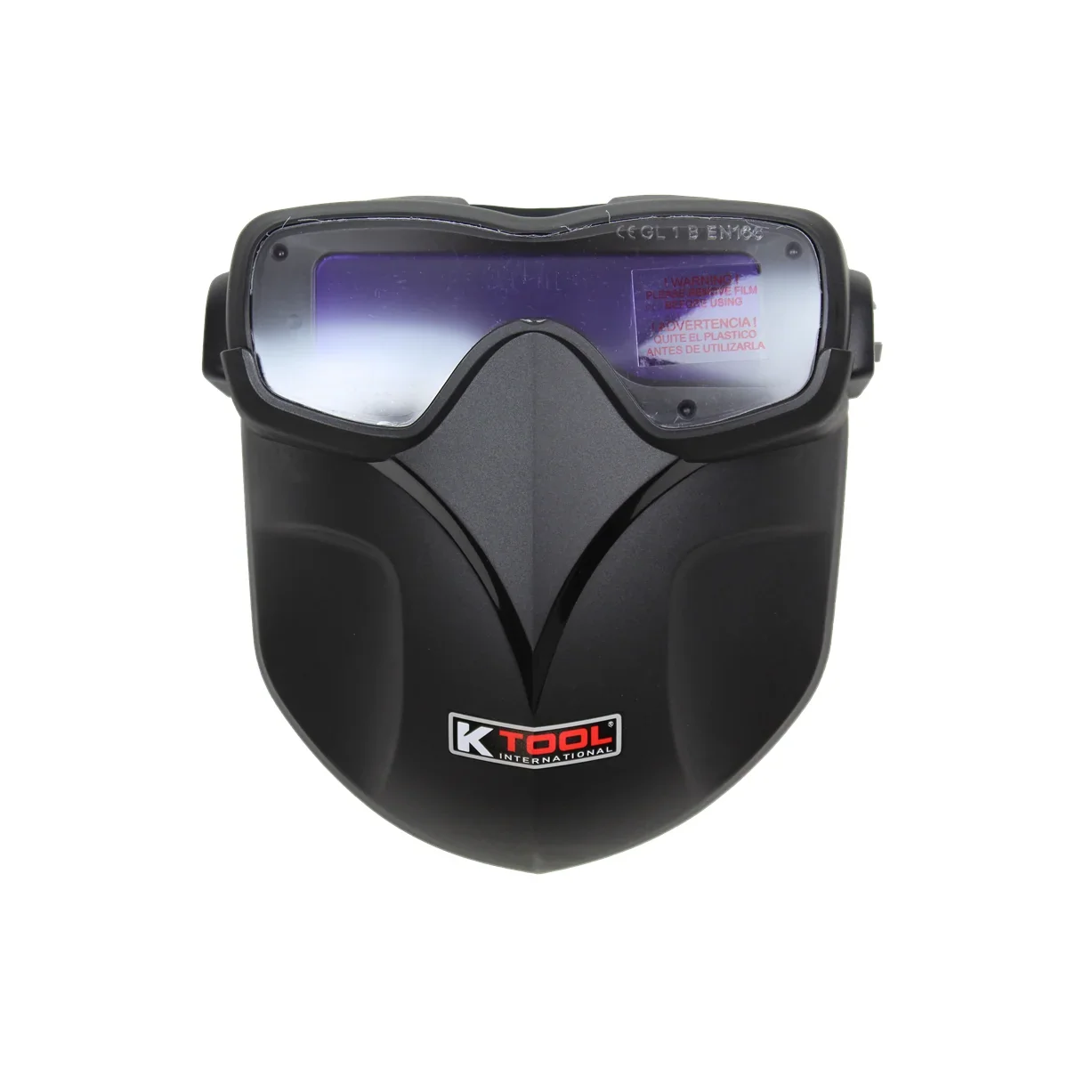 K Tool International 70046 Auto Darkening Welding Goggle Kit for Garages, Repair Shops, and DIY, Lightweight, 5-13 Adjustable Shades, Fire Retardant Hood, Bump Cap, Shield and Carrying Bag, Black/Red