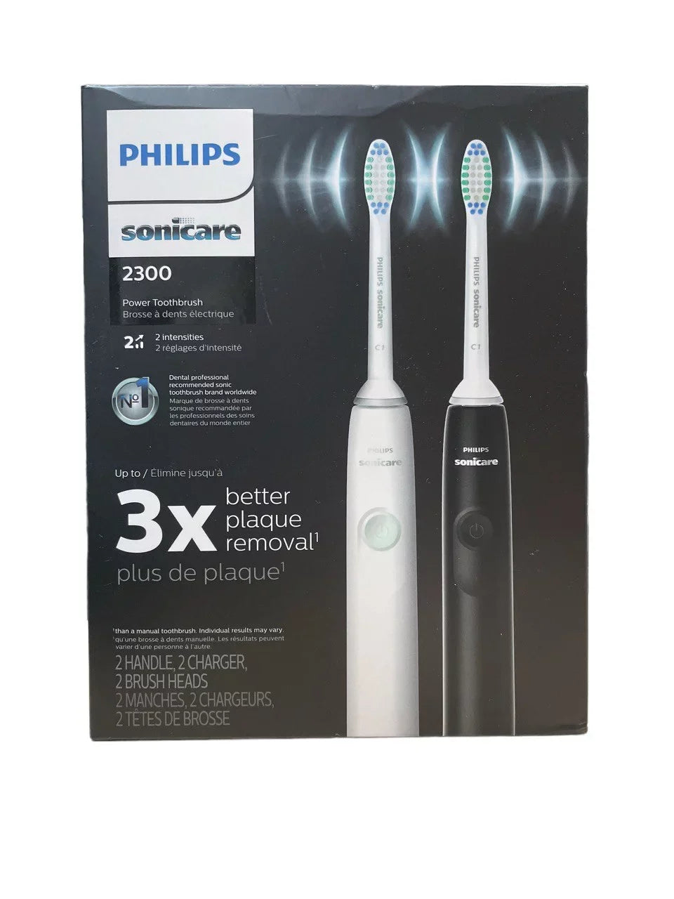 Philips Sonicare Electric Toothbrush (2-pack) 2300