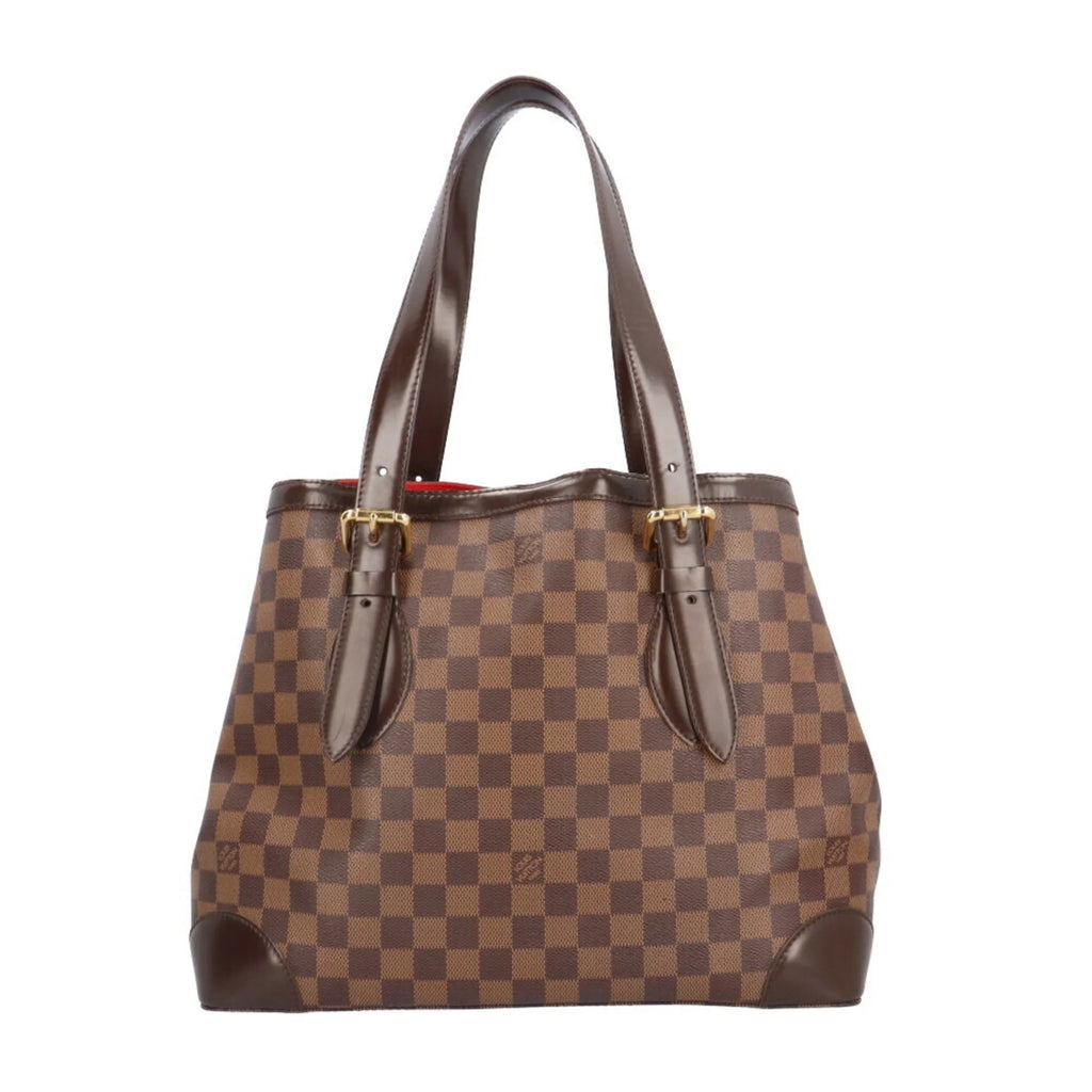 Pre-Owned Louis Vuitton Hampstead MM Damier Shoulder Bag Canvas N51204 Brown Women's LOUIS VUITTON BRB03130000004147 (Good)