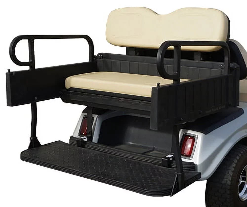 RHOX 900 series Golf Cart Rear Seat Box Kit - Club Car DS