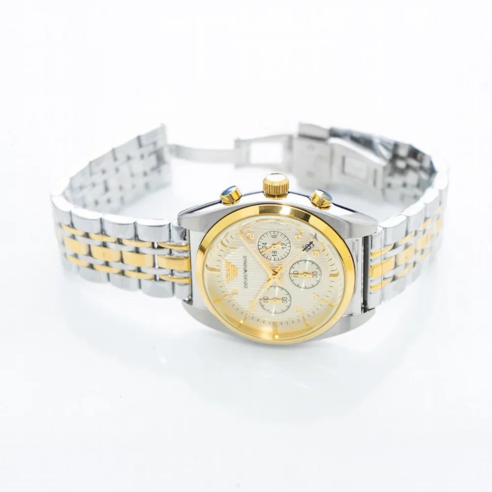 Emporio Armani Classic Chronograph Stainless Steel Watch 43 mm AR0396