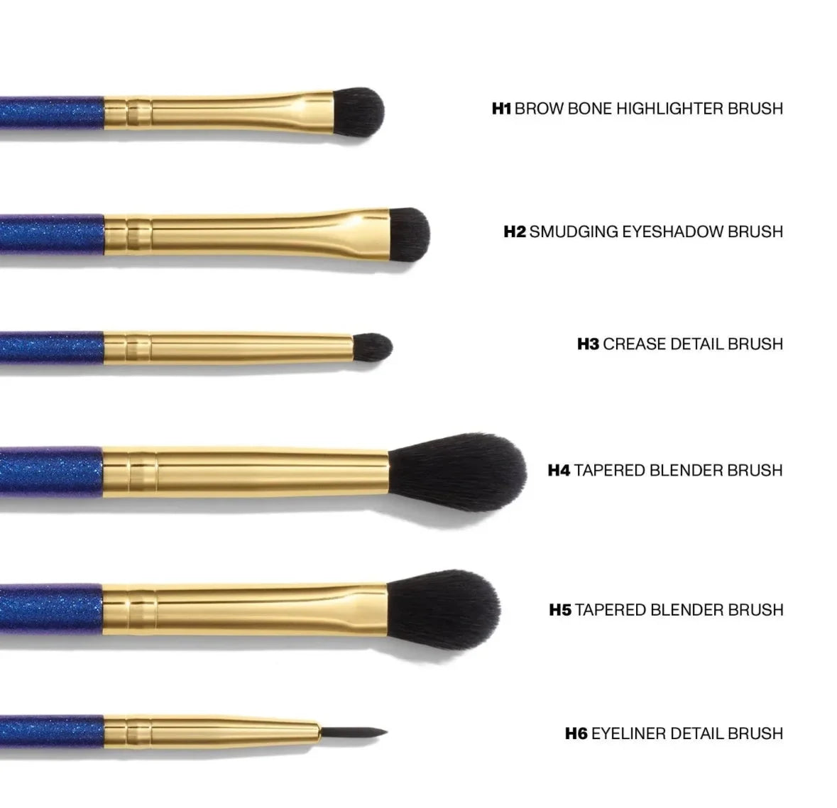 Morphe the More the Merrier Eyeshadow Brush Set With Brush Cleaner And Brush Bag