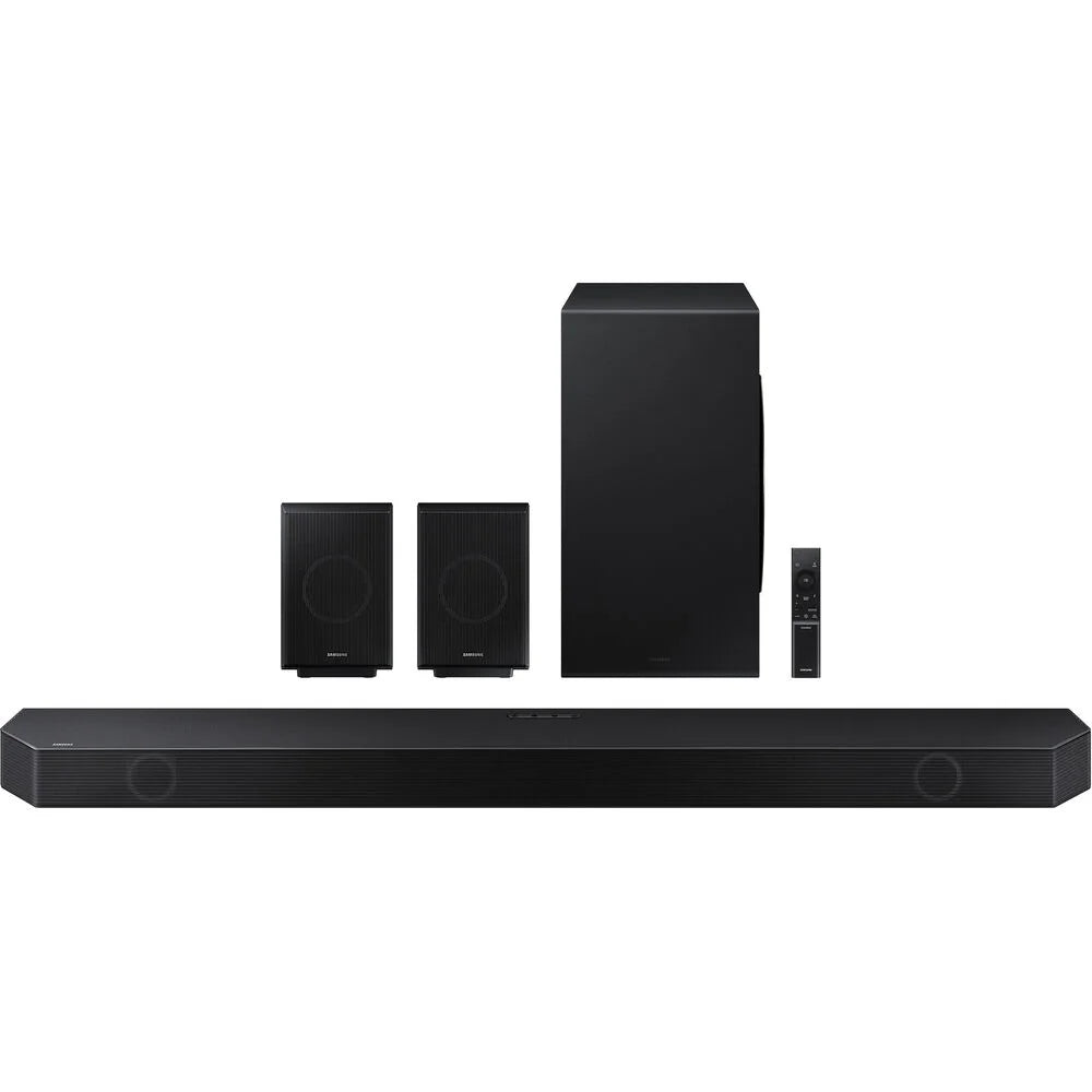 Renewed Samsung - HW-Q990B/ZA 11.1.4ch Soundbar with Wireless Dolby Atmos / DTS:X and Rear Speakers - Black [Manufacturer Refurbished]
