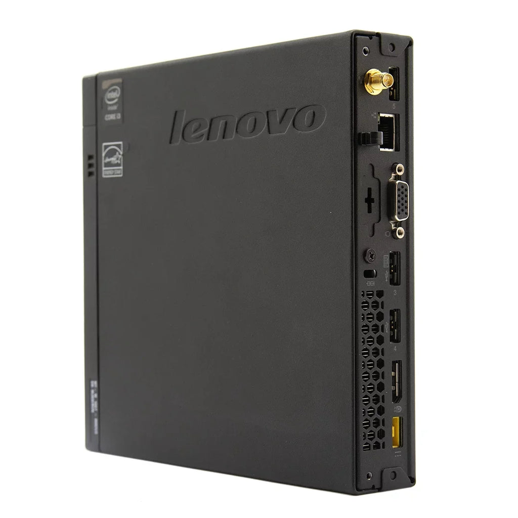 Refurbished Lenovo ThinkCentre M73 Tiny Form Factor Computer PC, 3.2 GHz Chipset Core i3, 4GB DDR3 RAM, 120GB SSD Hard Drive, Windows 10 Home 64 bit (Refurbished)