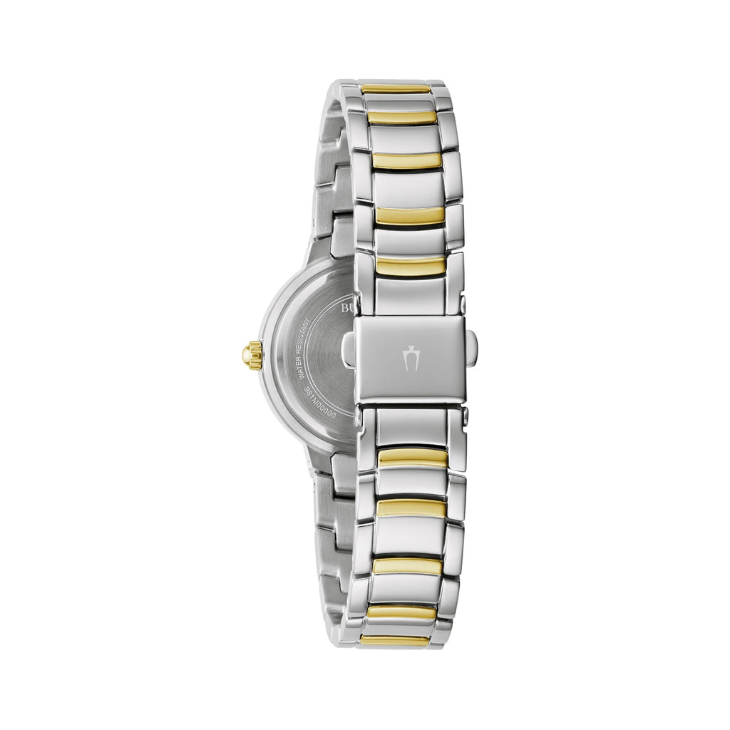 Bulova Women's Two-Tone Stainless Steel Crystal Accent Watch - 98L271