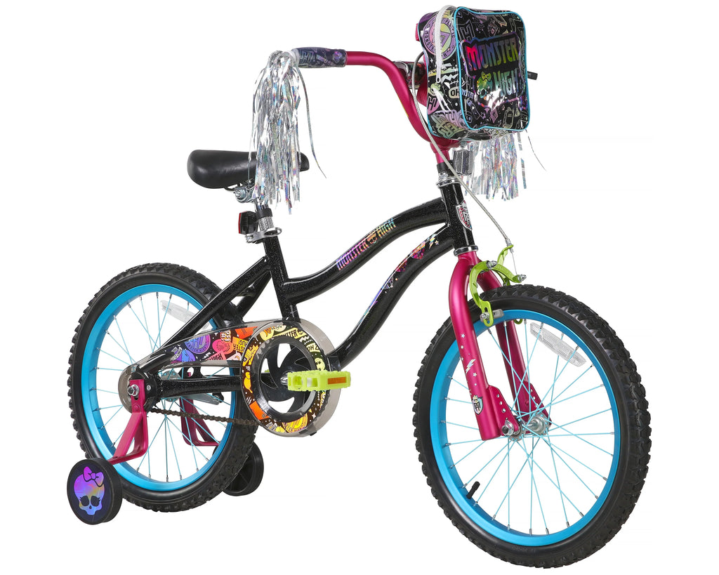 Dynacraft Monster High 18-inch Girls BMX Bike for Age 6-9 Years