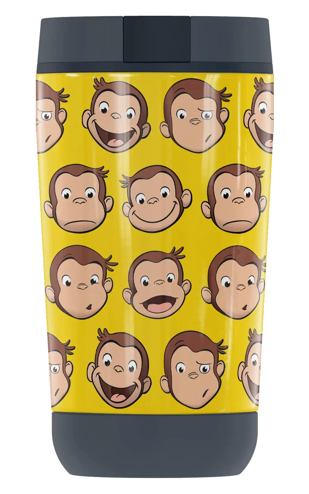 Curious George Curious George Faces GUARDIAN COLLECTION BY THERMOS Stainless Steel Travel Tumbler, Vacuum insulated & Double Wall, 12 oz.