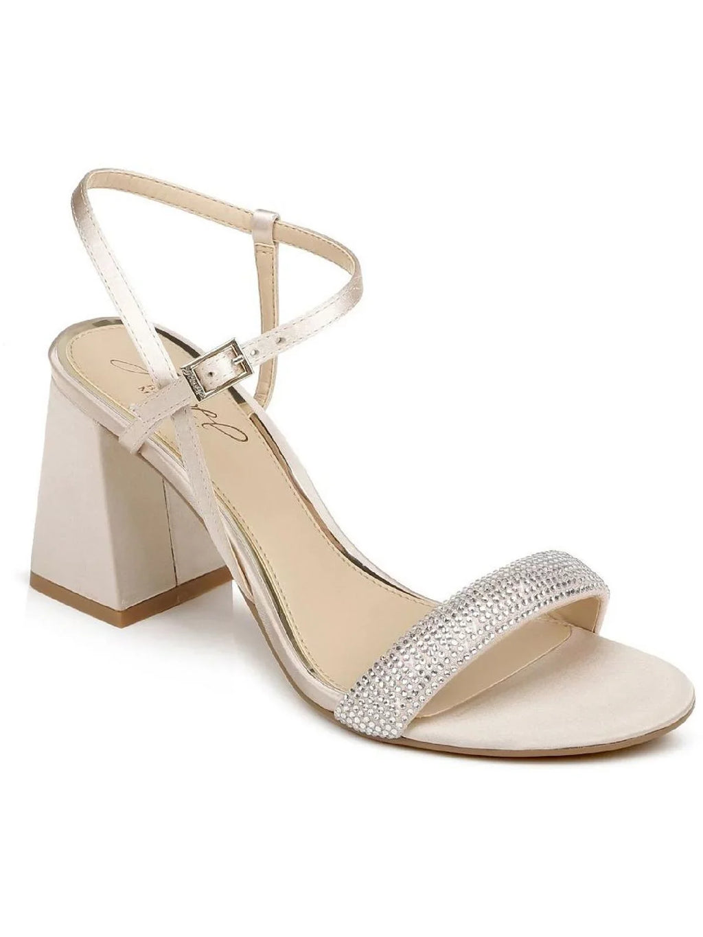 Jewel Badgley Mischka Women's Earlene Block Heel Evening Sandals