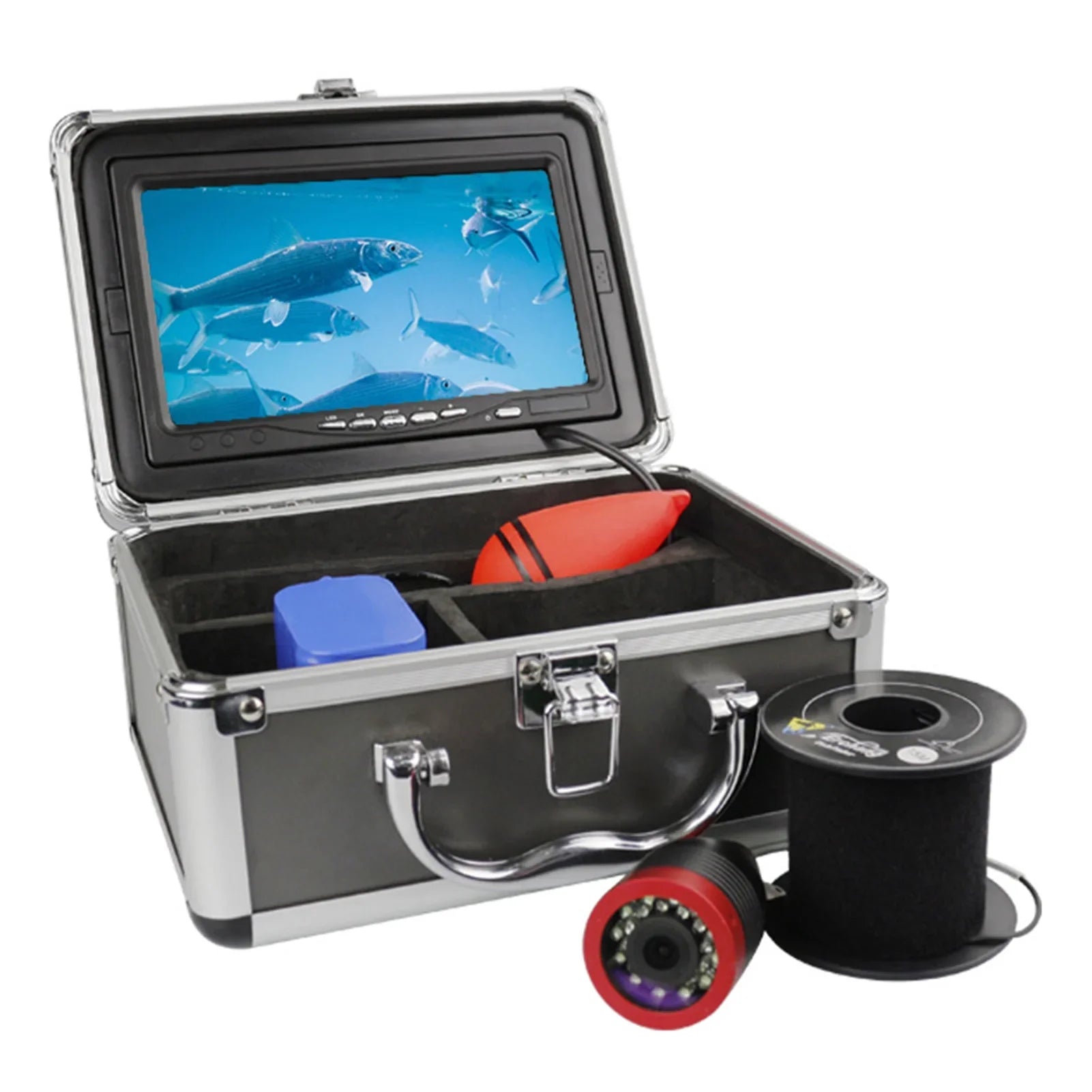 Erchang Underwater Fishing Camera Portable Fish Finder with 7 Inch Screen for Boat Kayak Lake Sea Fishing