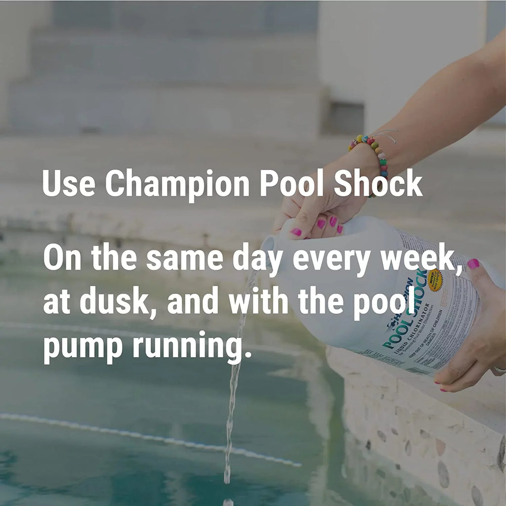 Liquid Chlorine Pool Shock (Case - 1 Gallons) - 12.5% Sodium Hypochlorite