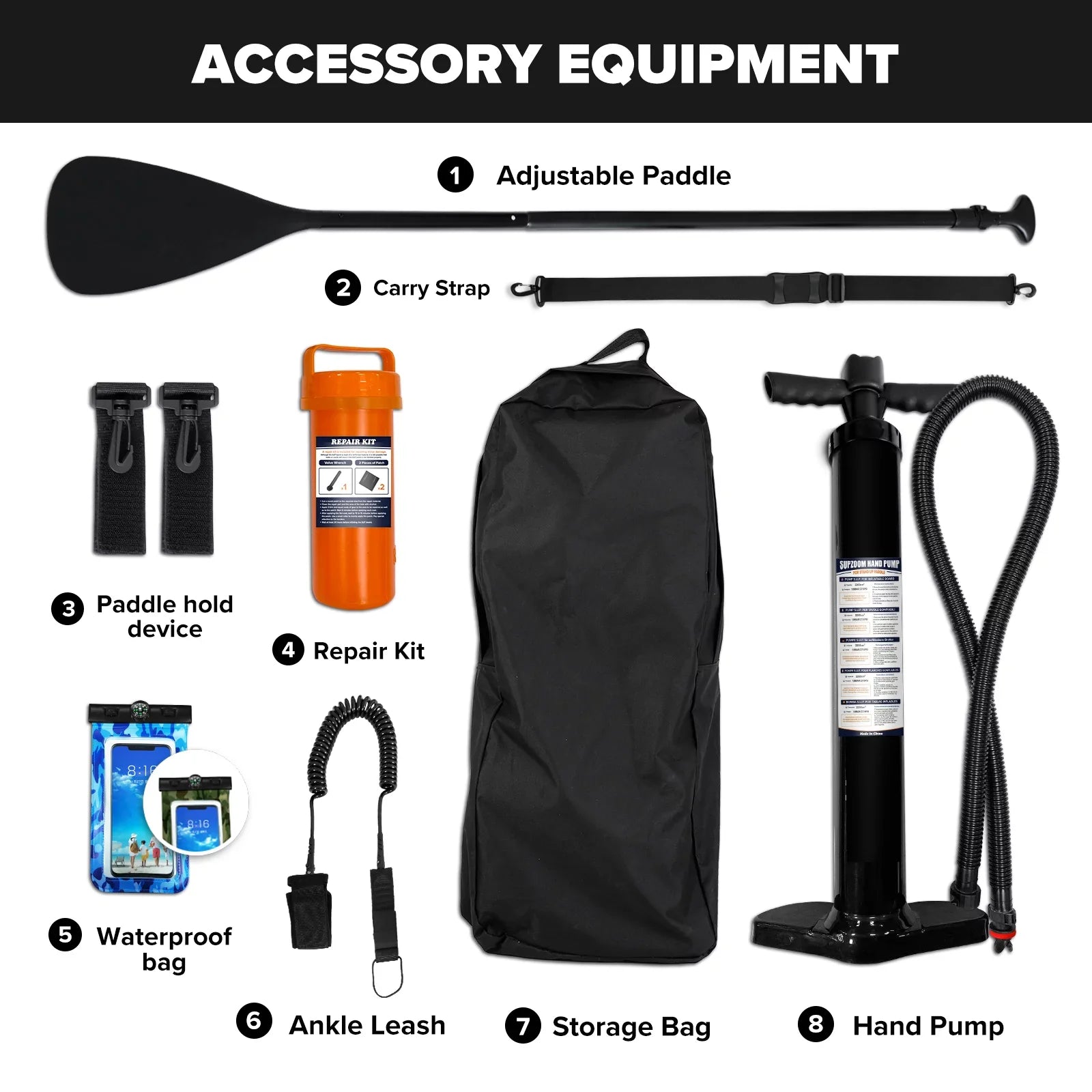 SUPZOOM Big Star Inflatable 10'6×32"×6" SUP for All Skill Levels Everything Included with Stand Up Paddle Board, Paddle, Hand Pump, ISUP Travel Backpack, Leash, Waterproof Bag, Repair Kit