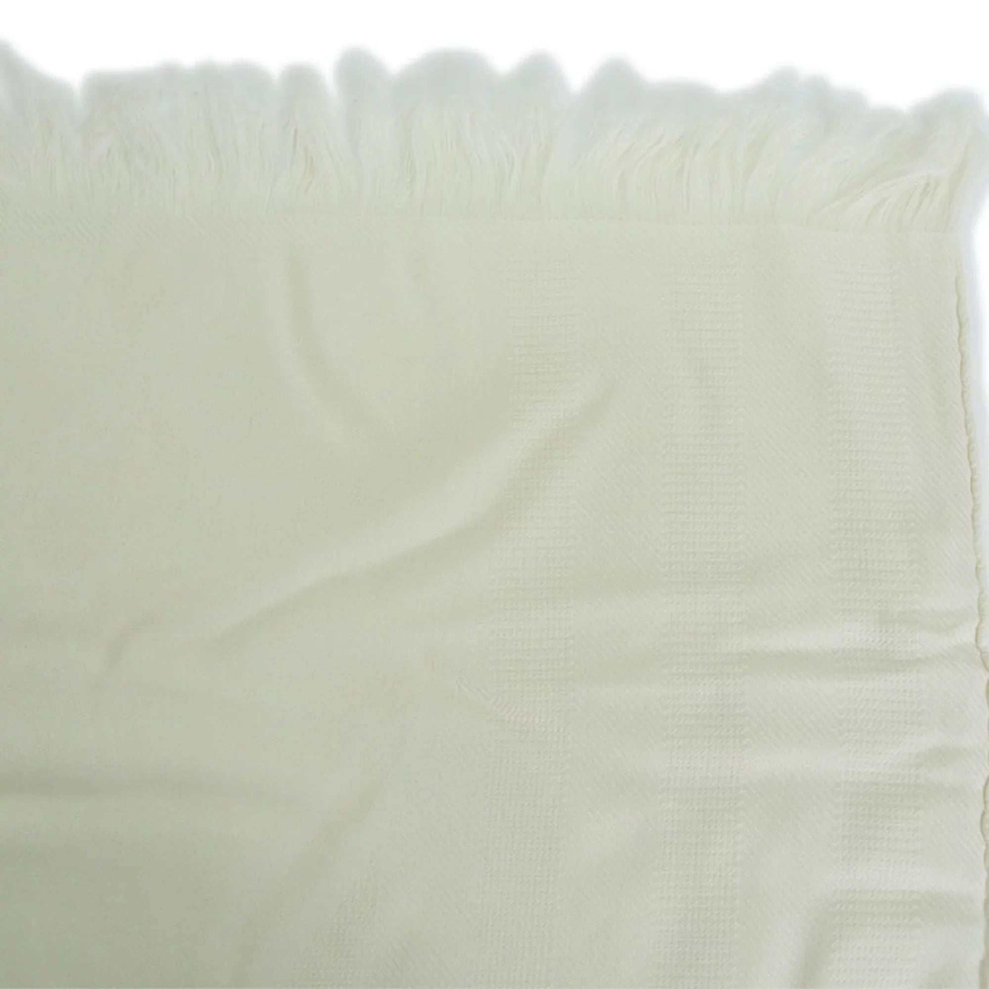 Pre-Owned Hermes HERMES New Libris Stole Yvoire White H262494S Women's (Like New)