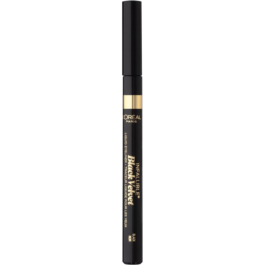 L'Oreal Paris Cosmetics Infallible Velvet Liner, Black, 0.56 Ounce