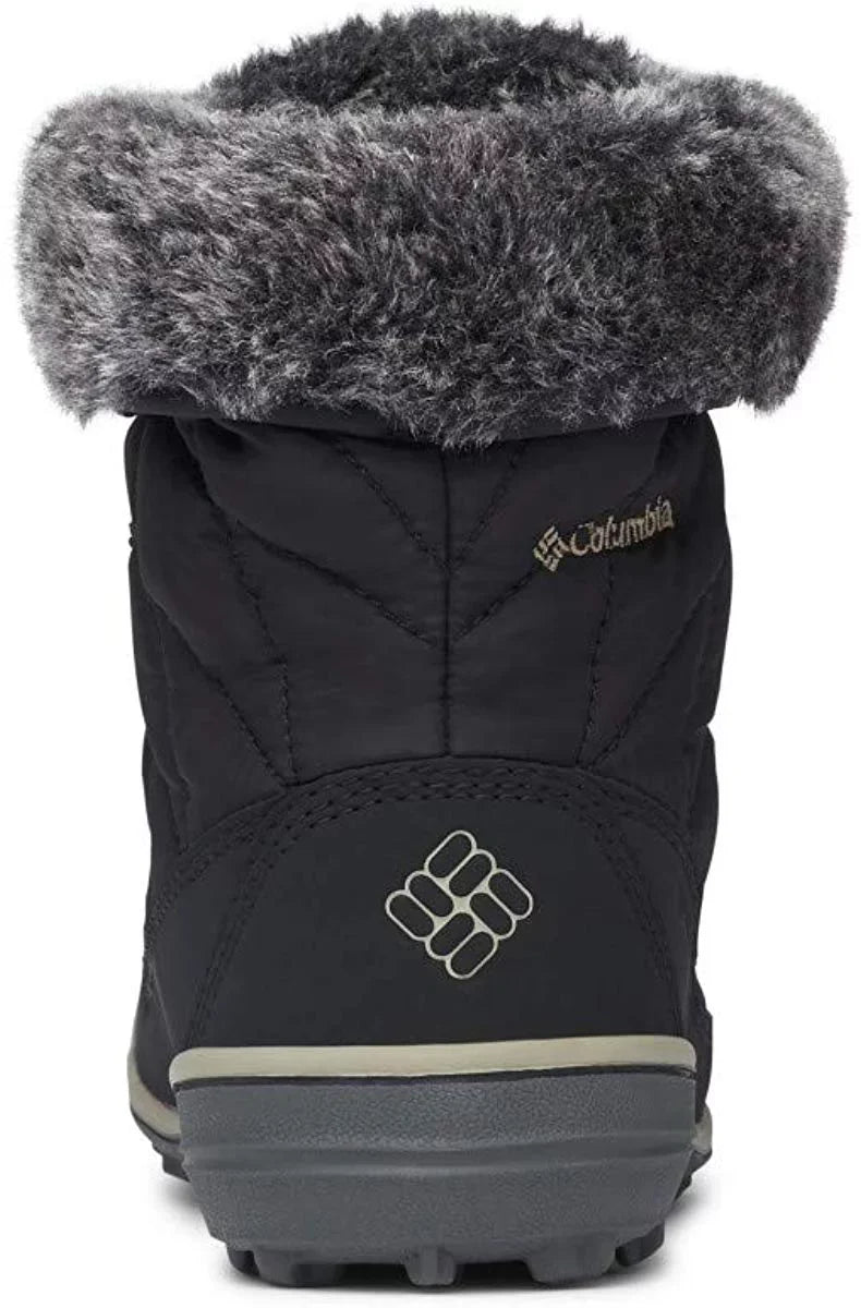 Columbia Women's Heavenly Shorty Omni-Heat Snow Boot, 10, Black/Kettle