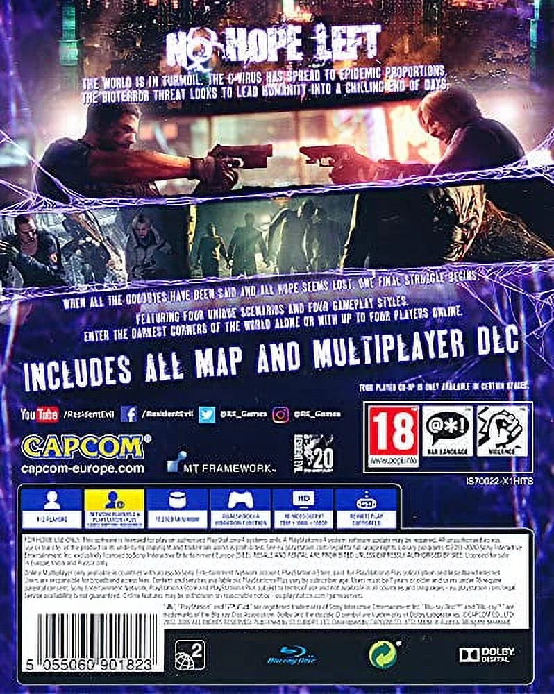 Resident Evil 6 HD PS4 (PS4)