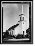 Historic Framed Print, Congregational Church, Soquel, Santa Cruz County, CA - 2, 17-7/8" x 21-7/8"