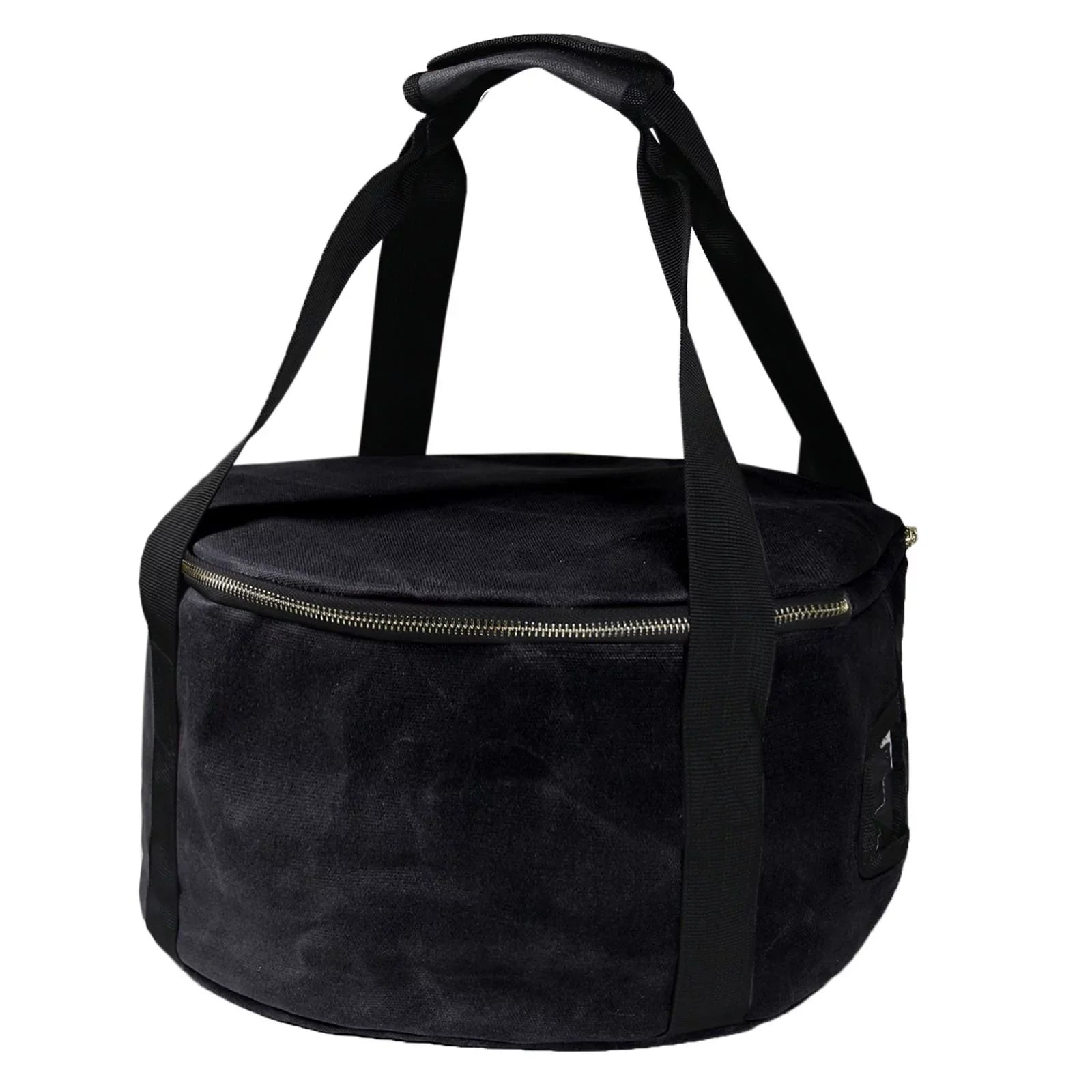 Durable Storage Bag Dutch Oven Container Cookware 12" Multipurpose Handbag Carry Bag for BBQ Camping ,Outdoor Activities ,Fishing Accessories - Black