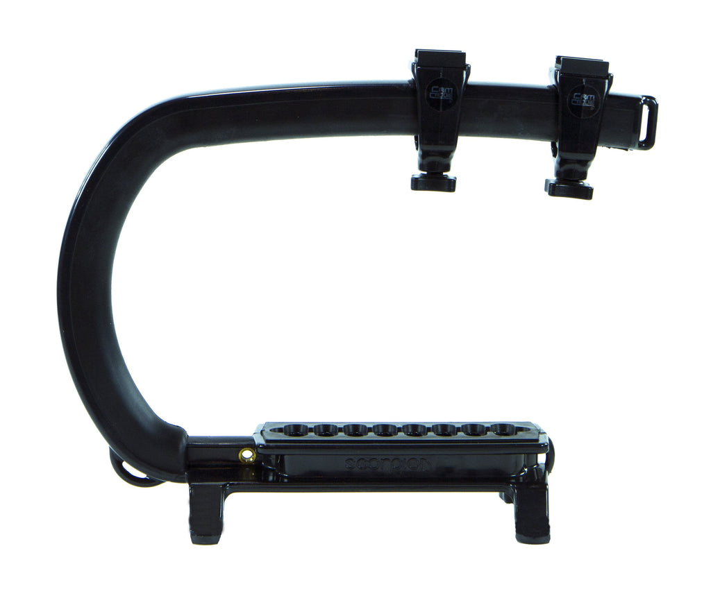 Cam Caddie Scorpion MAX Edition Universal Stabilzing Camera Handle - Includes 2 Accessory Shoes