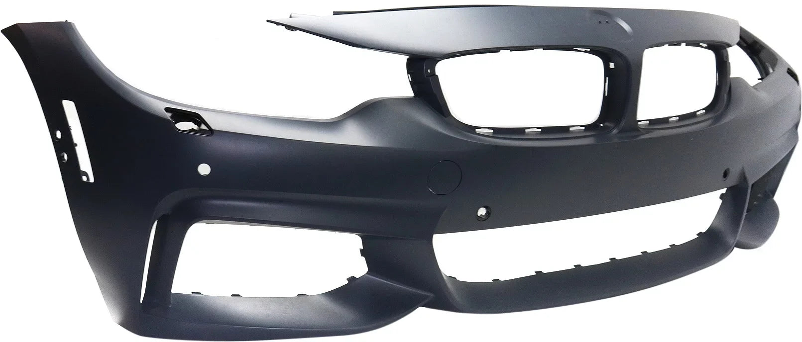 Front BUMPER COVER Compatible For BMW 4-SERIES 2014-2018 Primed with M Sport Line with HLW PDC Sensor Holes/IPAS/Cam Conv/Coupe/HB - CAPA